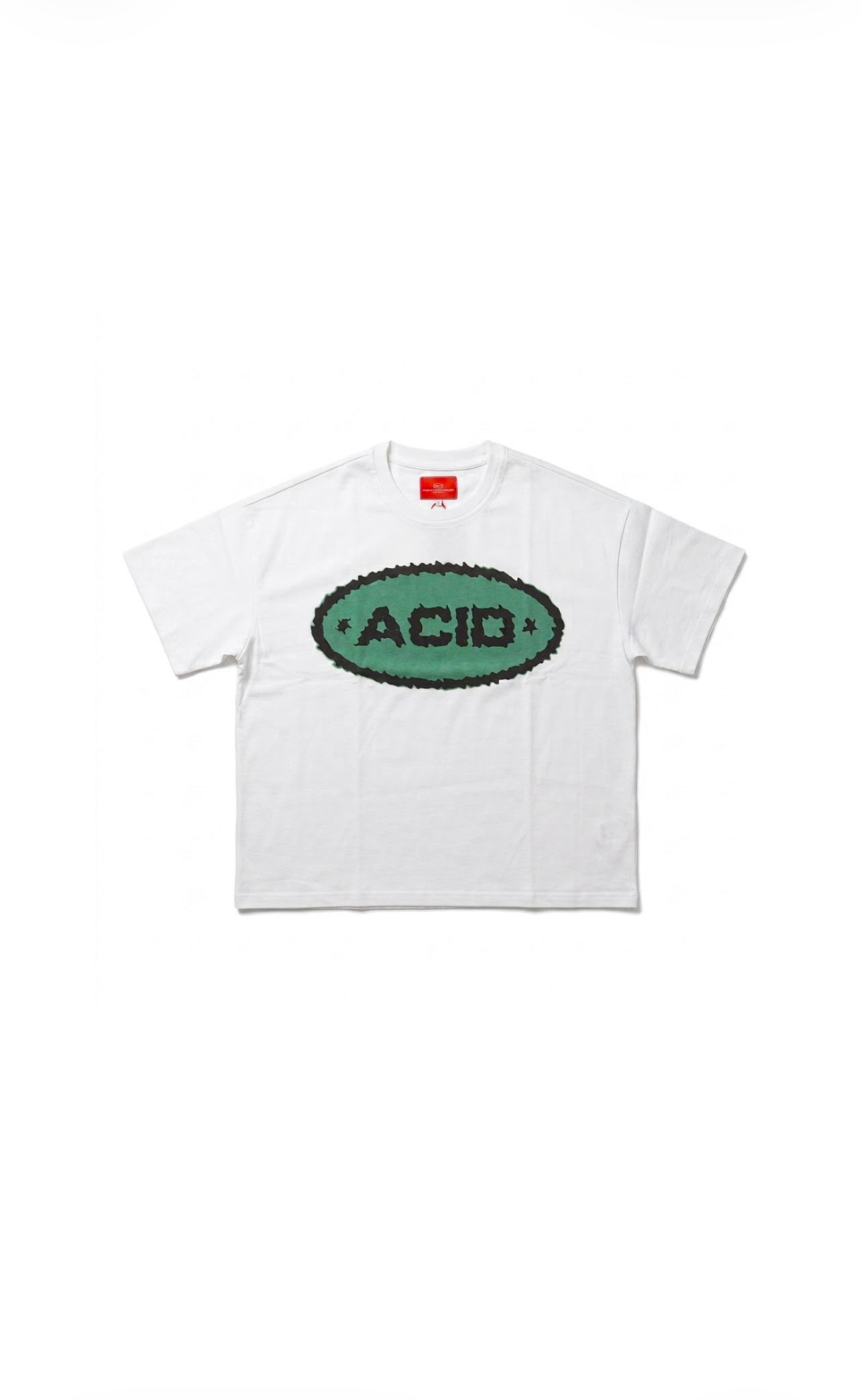 ACID-FIR STAPLE GREEN PATCH T-SHIRT